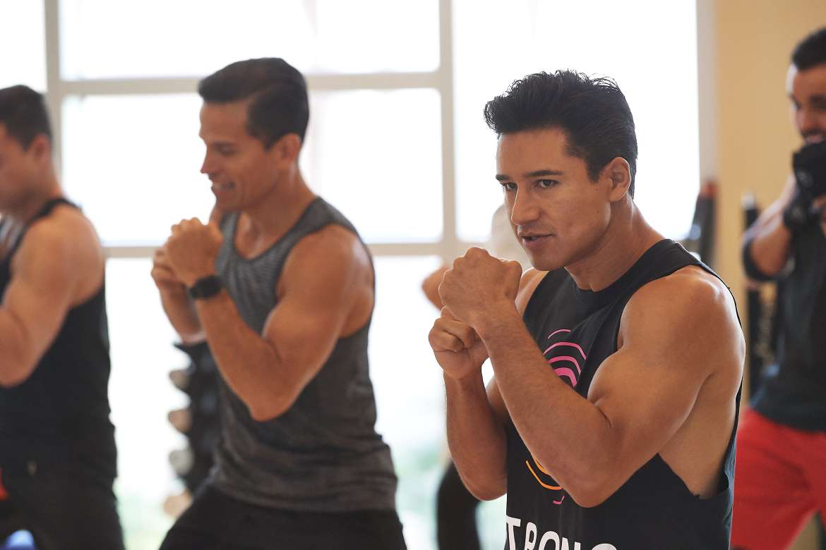 Mario Lopez Shows Off His Favorite New Workout, STRONG by Zumba