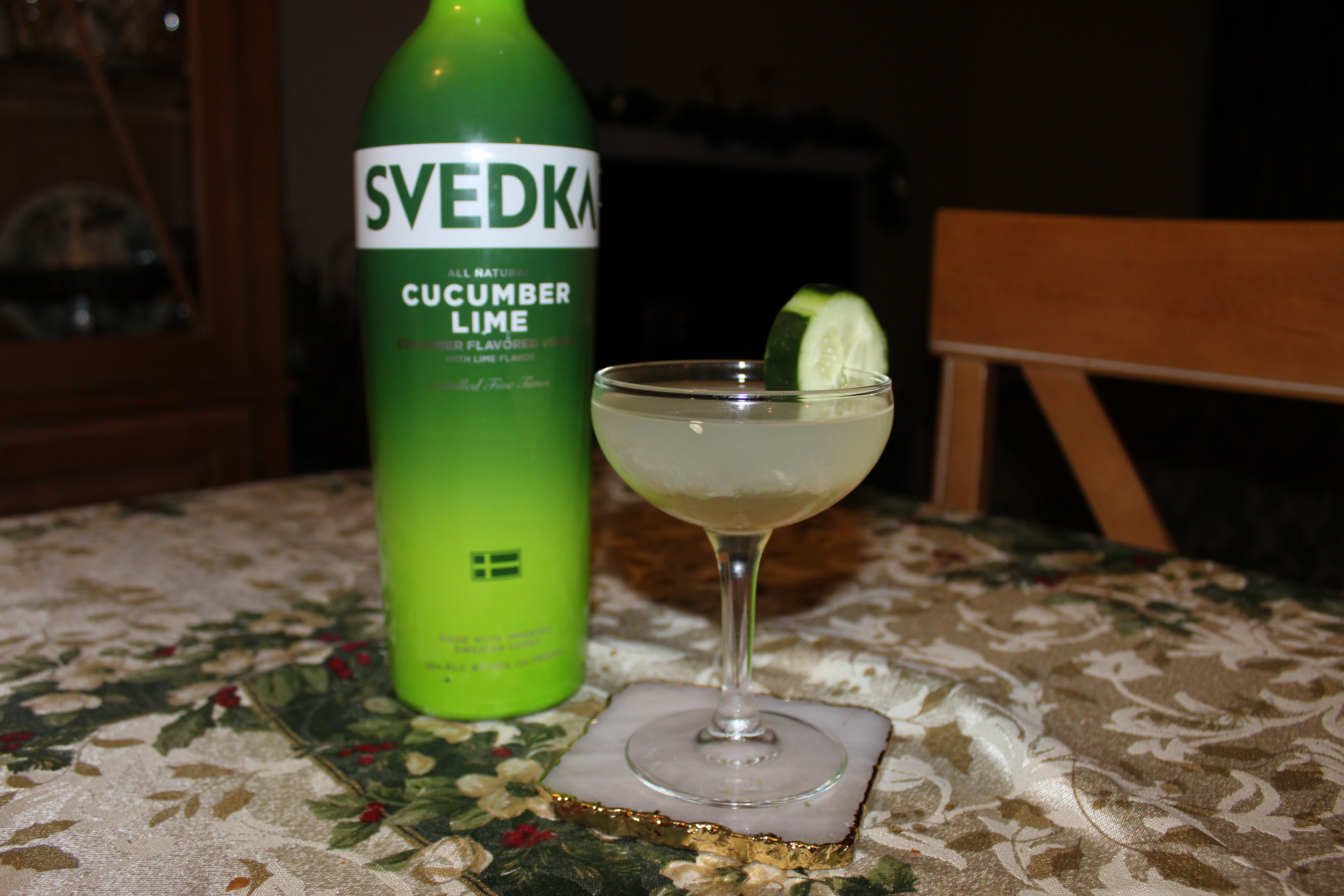 Cucumber Gimlet Cocktail