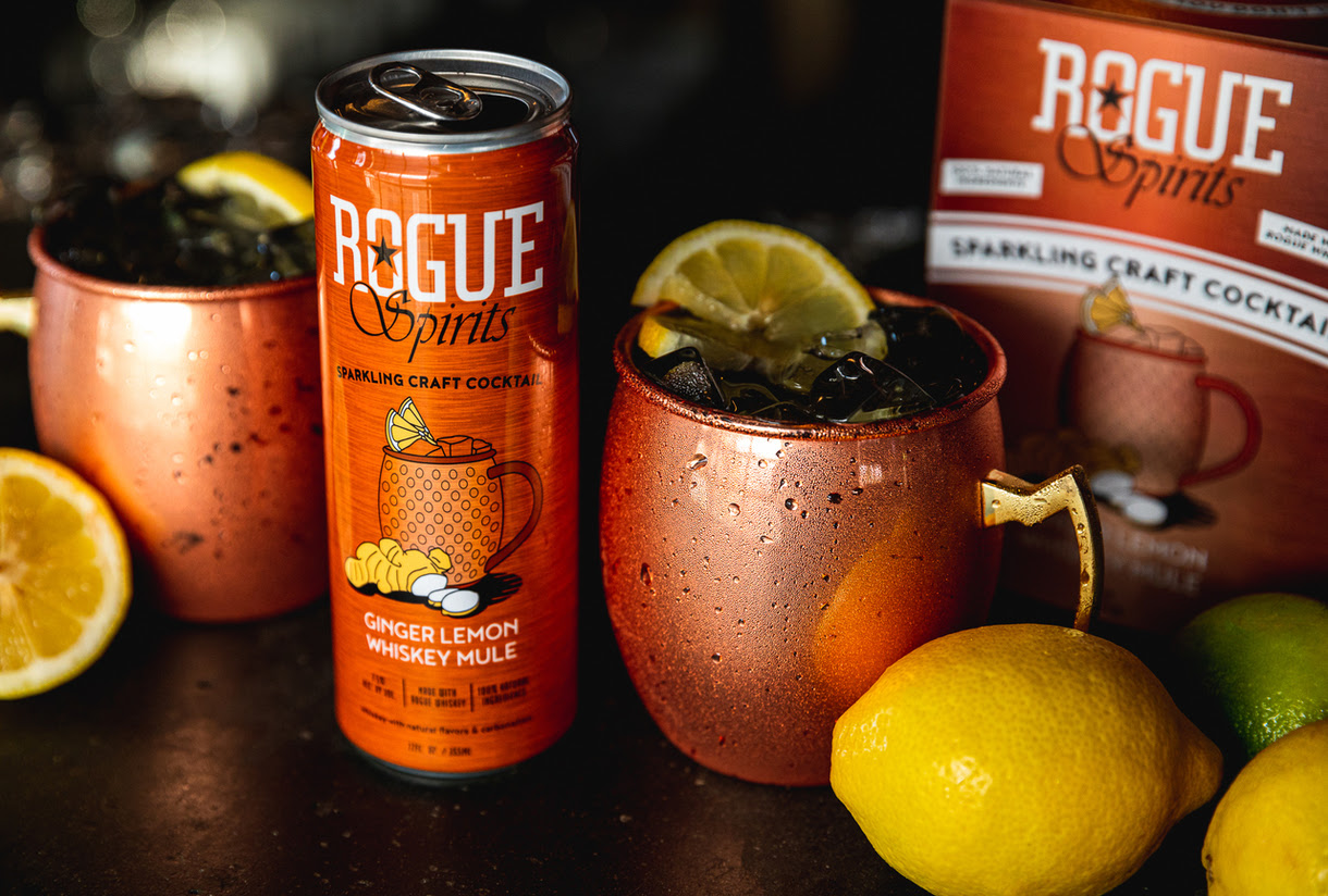 Rogue Spirits Launches Whiskey Canned Cocktail in Time for the Holiday Season