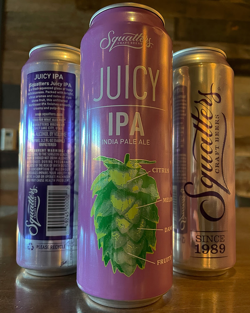 Squatters Craft Beers Delivers 7.2 oz. More Hazy Deliciousness With Juicy 19.2 oz. Cans