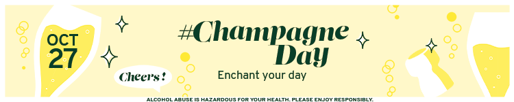 Global Champagne Day is October 27